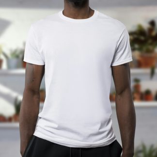 Vl88Le Men's Classic Crew Neck T-Shirt — Soft Cotton Everyday Tee